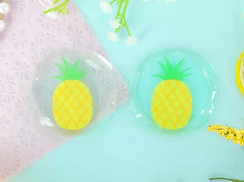 Almohadillas para los ojos diseño de piña