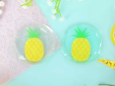 Almohadillas para los ojos diseño de piña