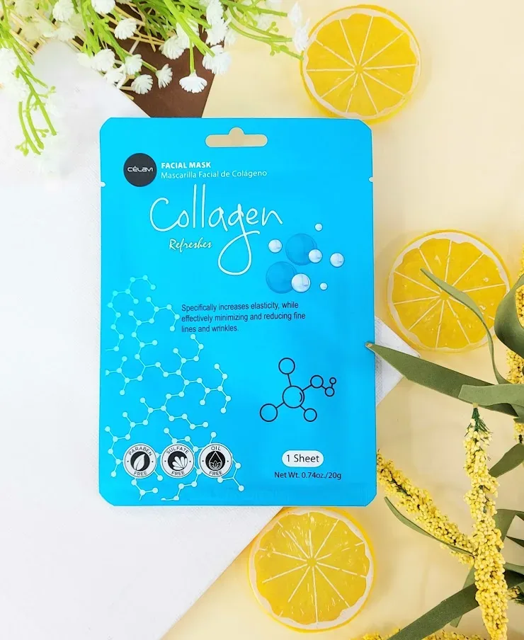 Mascarilla facial Celavi de Colágeno
