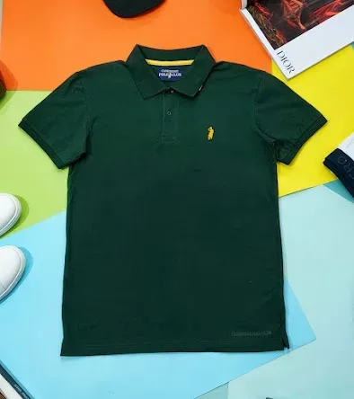 Camiseta Cambridge Polo Club para caballero color verde olivo