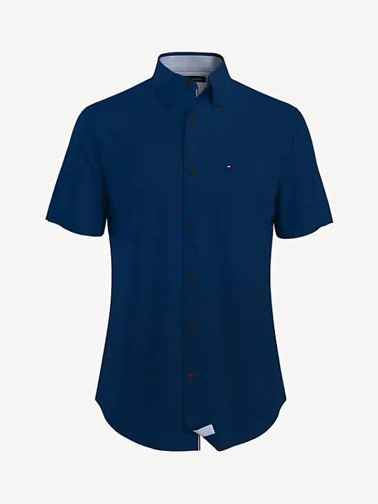 Camisa Tommy Hilfiger para caballero color azul oscuro