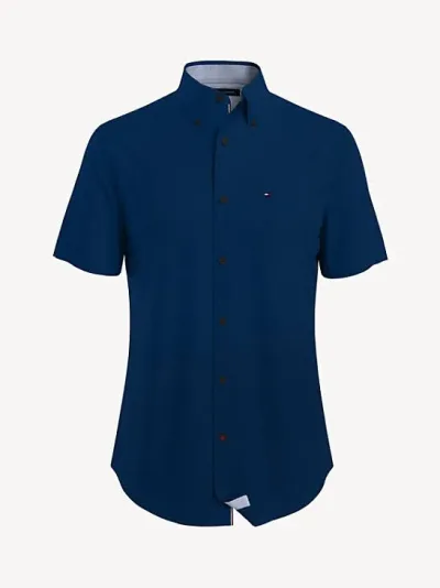 Camisa Tommy Hilfiger para caballero color azul oscuro