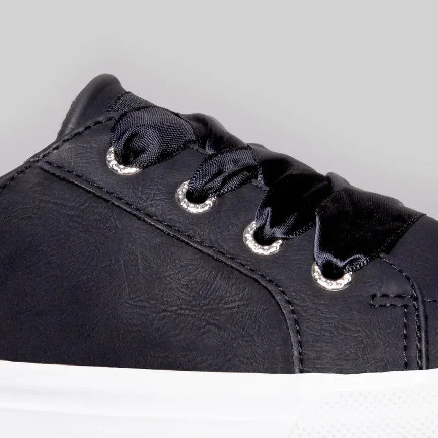 Tenis Coral para dama color negro PEYTON BLACK