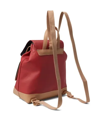 Mochila Tommy Hilfiger para dama color rojo y café