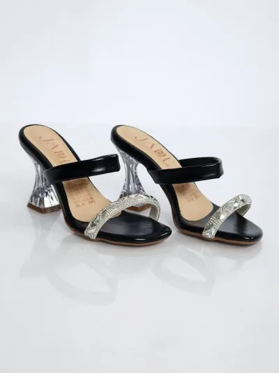 Tacones Colombianos para Dama JADE Negro AS2047