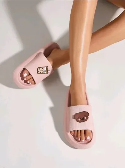 Par de sandalias para dama color rosa