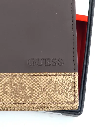 Billetera Guess para caballero color café