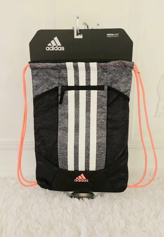 Bolso Adidas para dama color gris y coral