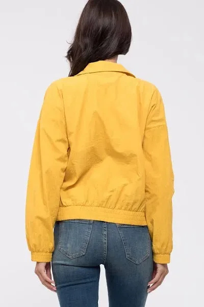 Jacket para dama color mostaza