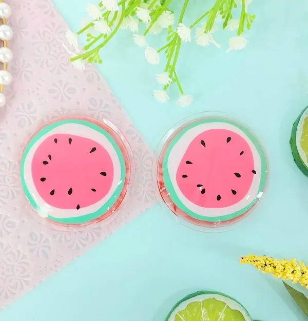 Almohadillas para los ojos diseño de sandia
