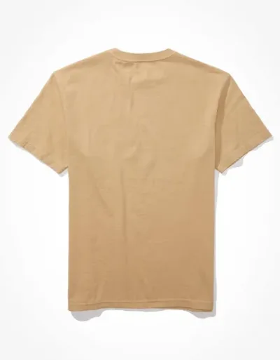 Camiseta American Eagle para caballero color café