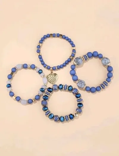 Sets de pulseras para dama color azul