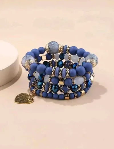 Sets de pulseras para dama color azul