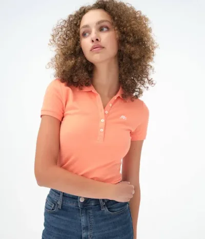 Camiseta Aeropostale para dama color coral