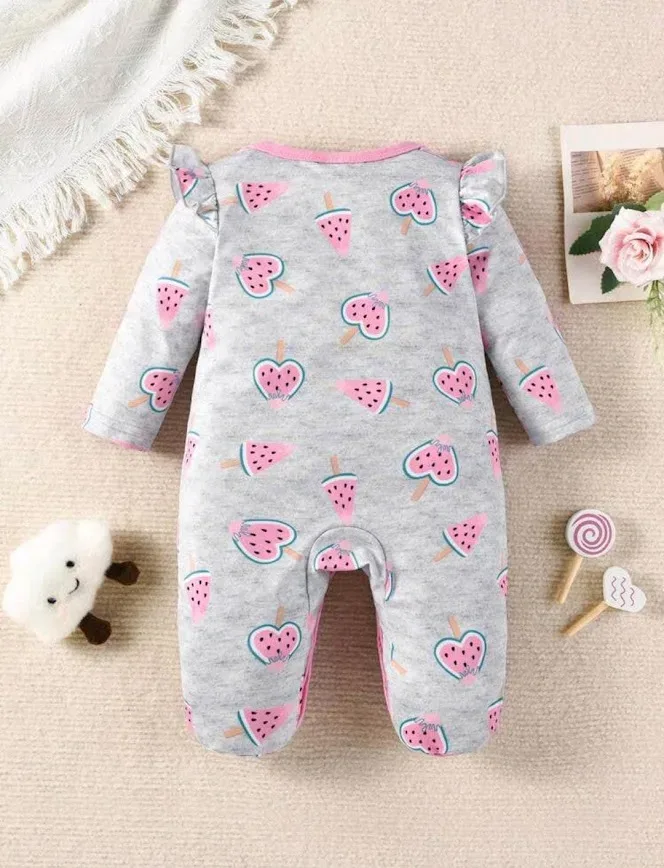 Mameluco para niña multicolor