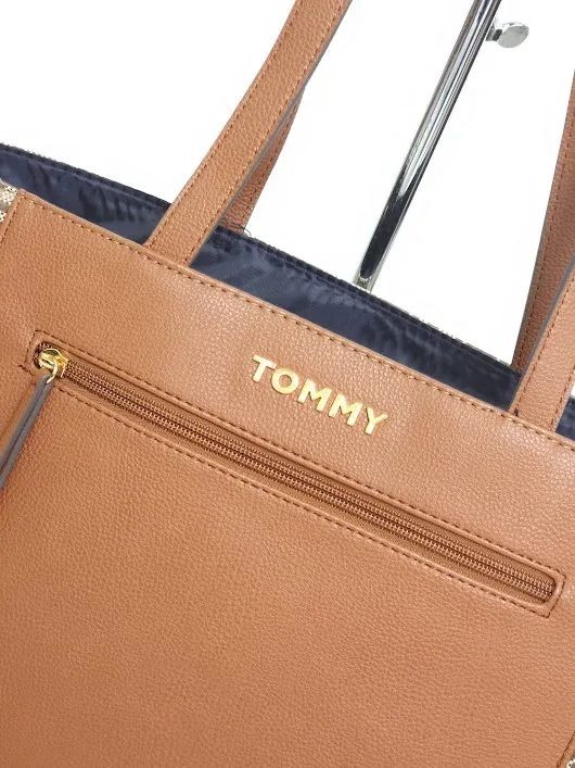 Bolso de hombro Tommy Hilfiger para dama color café