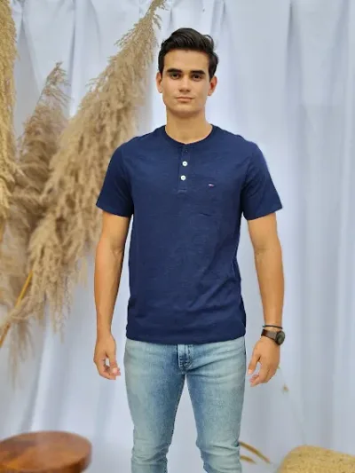 Camiseta Tommy Hilfiger para caballero color azul