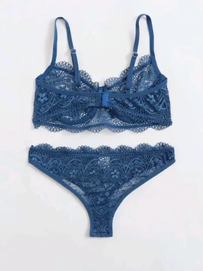 Lencería para dama color azul