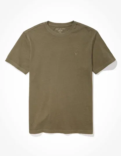 Camiseta American Eagle para caballero color vede musgo