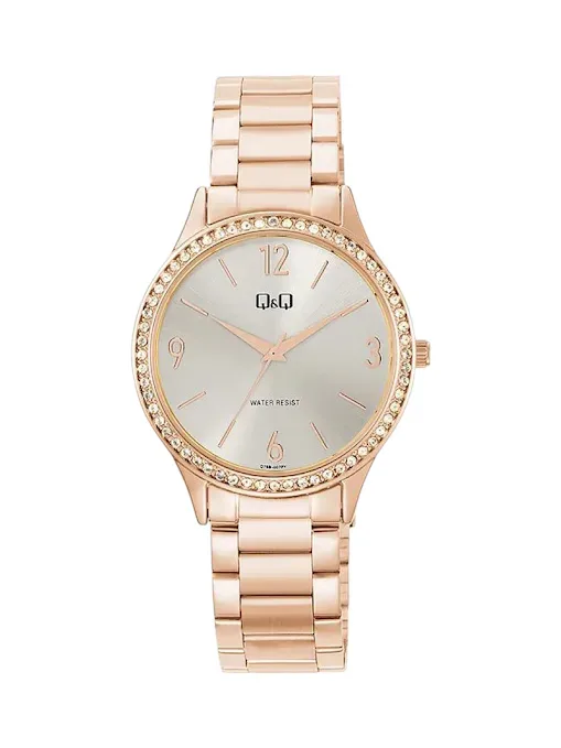 Reloj Q&Q para dama Q75B-007PY COLOR ORO ROSA