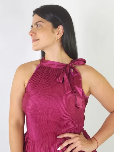 Blusa para dama color morado/vino