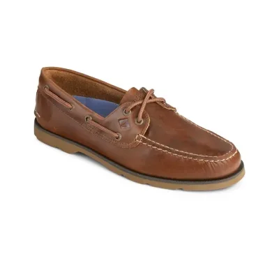 Zapatos Sperry para caballero color cafe Leeward 2 Eye Yacht Clu