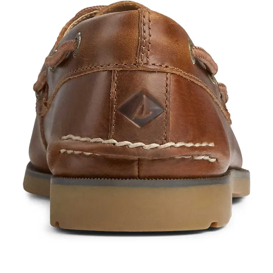 Zapatos Sperry para caballero color cafe Leeward 2 Eye Yacht Clu