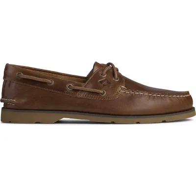 Zapatos Sperry para caballero color cafe Leeward 2 Eye Yacht Clu