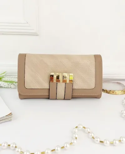 Cartera para dama color café