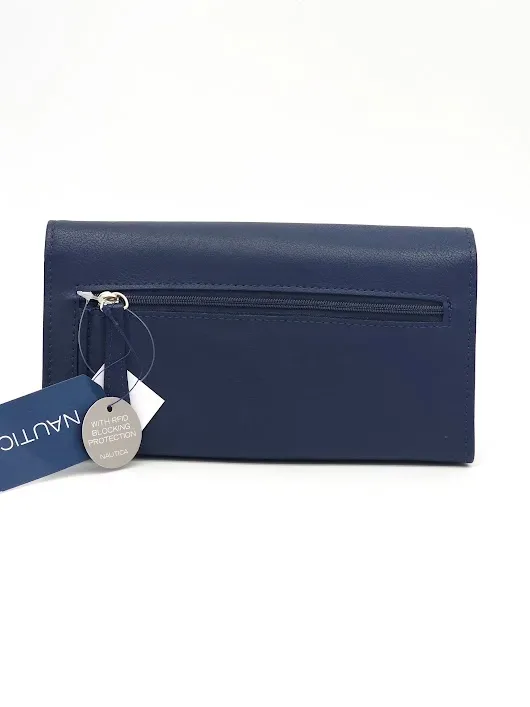 Cartera Náutica para dama color azul