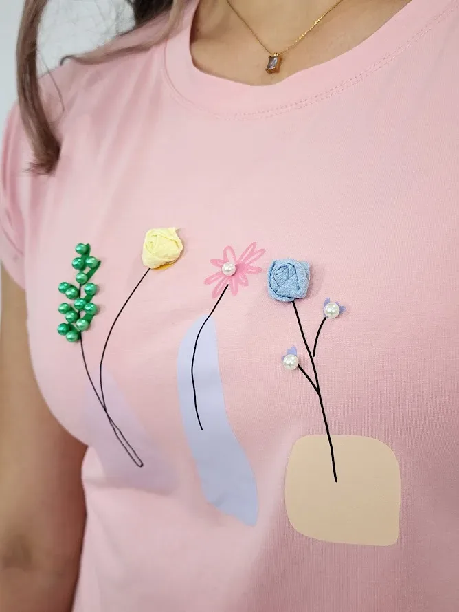 Blusa color rosado para Dama
