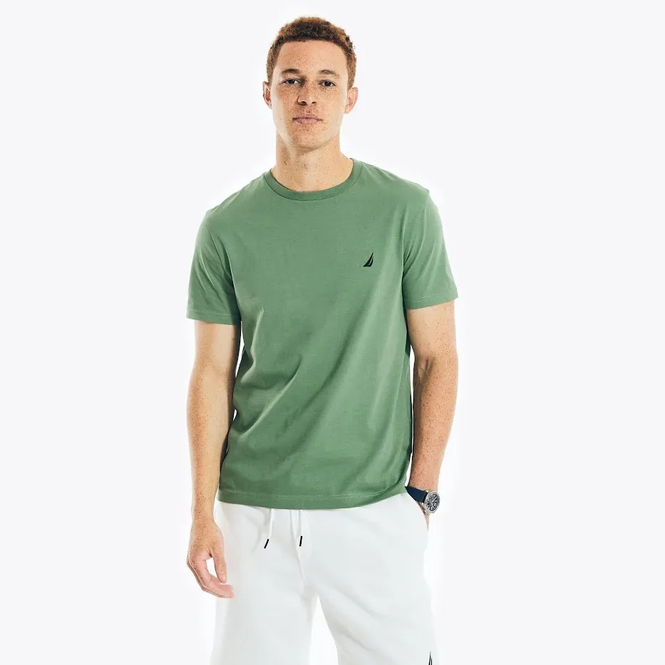 Camiseta Náutica para caballero color verde
