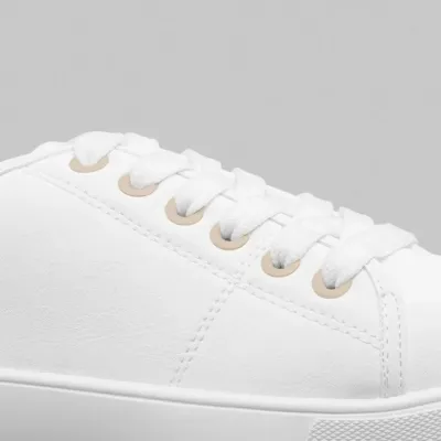Tenis Coral para dama color blancas Noelia White Gold