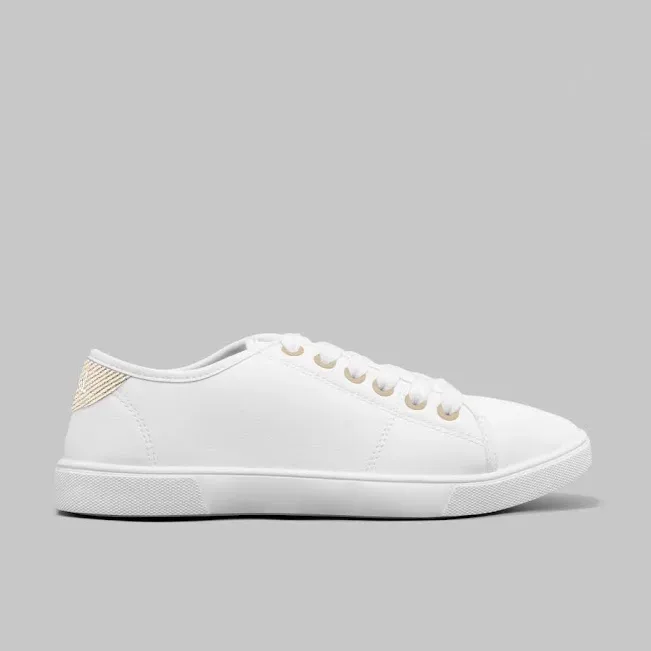 Tenis Coral para dama color blancas Noelia White Gold