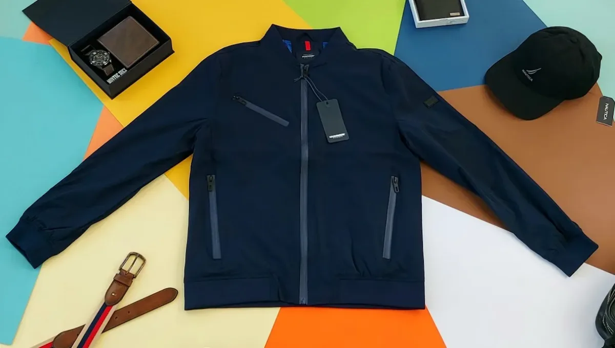 Jacket deportiva Hummer para caballero color azul