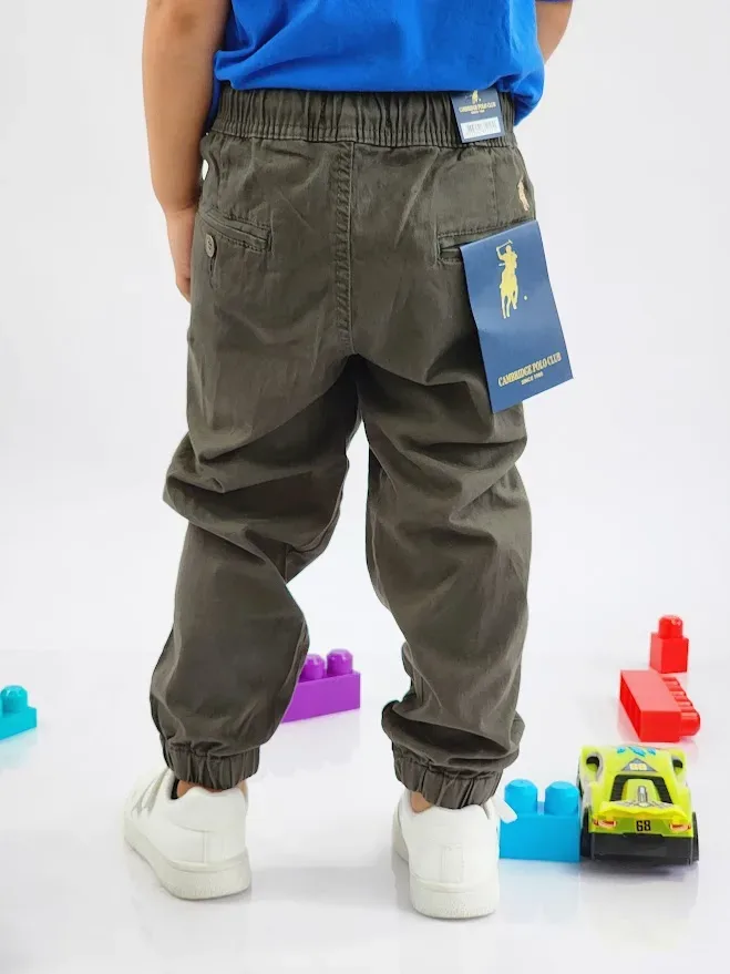 Jogger Cambridge Polo para niño color gris