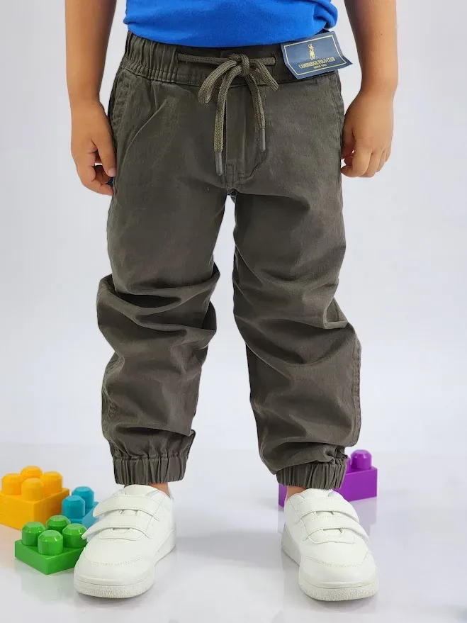 Jogger Cambridge Polo para niño color gris