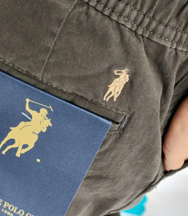 Jogger Cambridge Polo para niño color gris