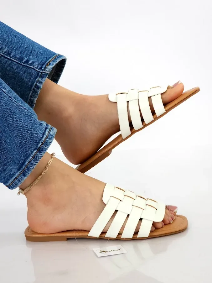 Sandalias Septima para dama color blanco STORW-8
