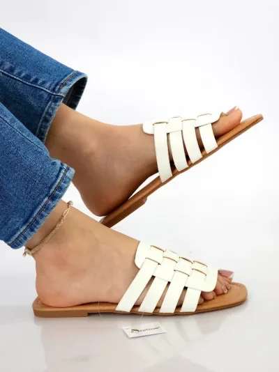 Sandalias Septima para dama color blanco STORW-8