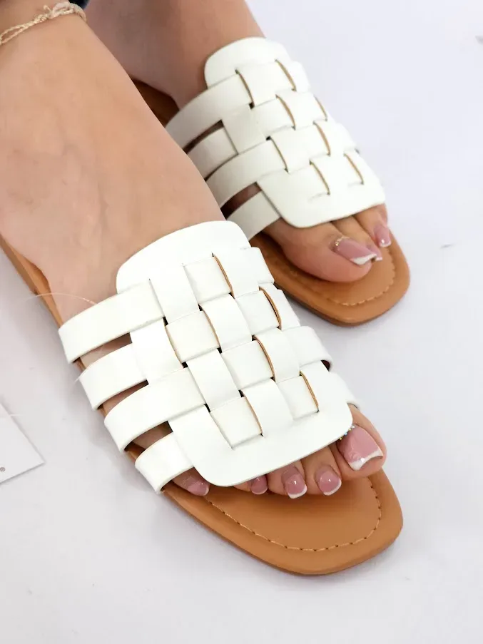 Sandalias Septima para dama color blanco STORW-8