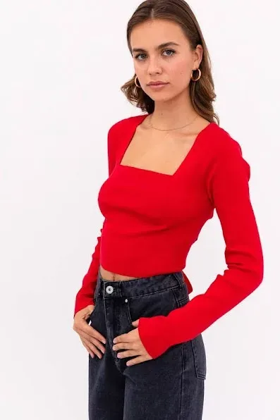 Blusa para dama color rojo