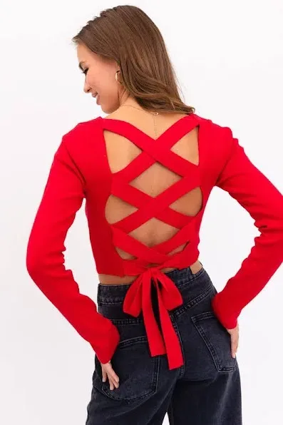 Blusa para dama color rojo