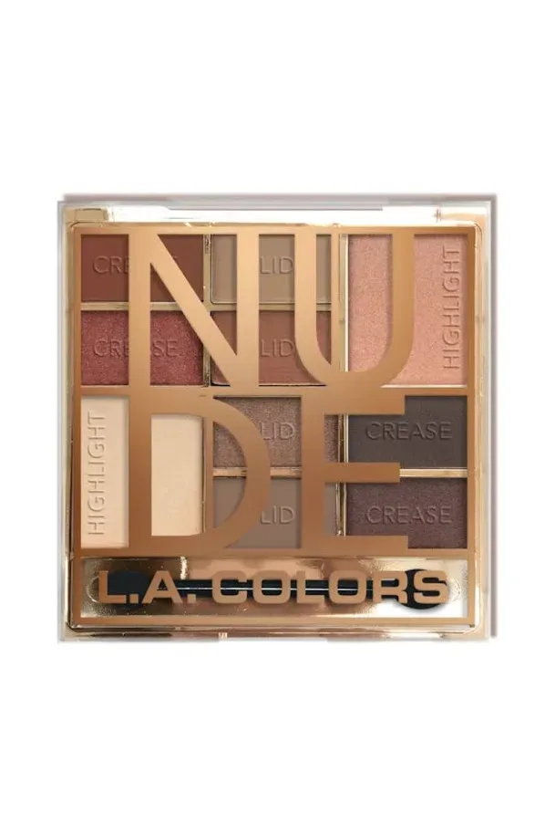 Paleta de sombras para ojos L.A Colors para dama CES135-Nude