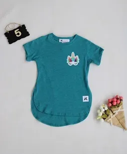 Blusa American Kids para niña color turqueza