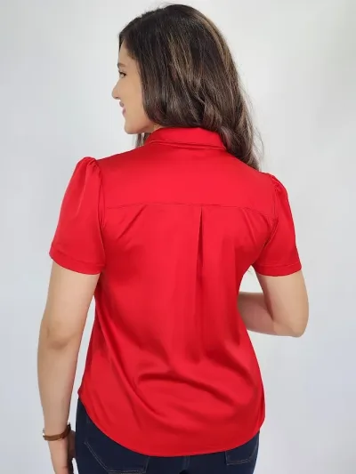 Blusa color rojo para Dama
