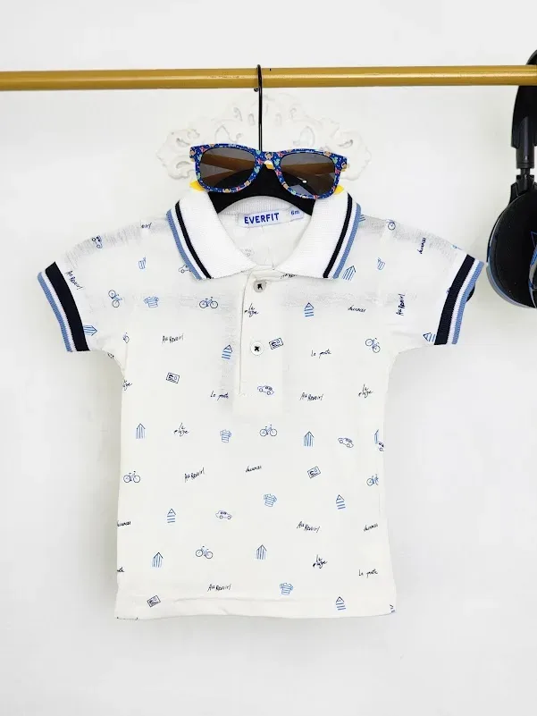 Camiseta Everfit para niño 15434H COLOR BLANCO