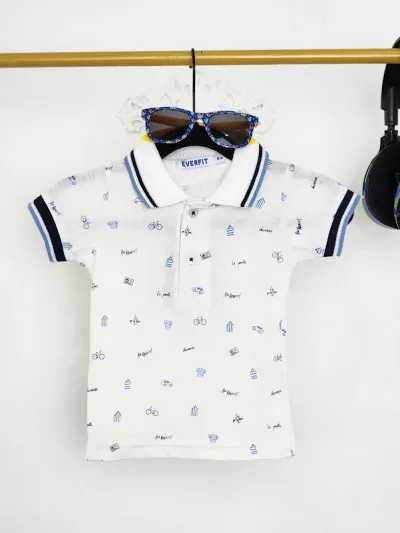 Camiseta Everfit para niño 15434H COLOR BLANCO