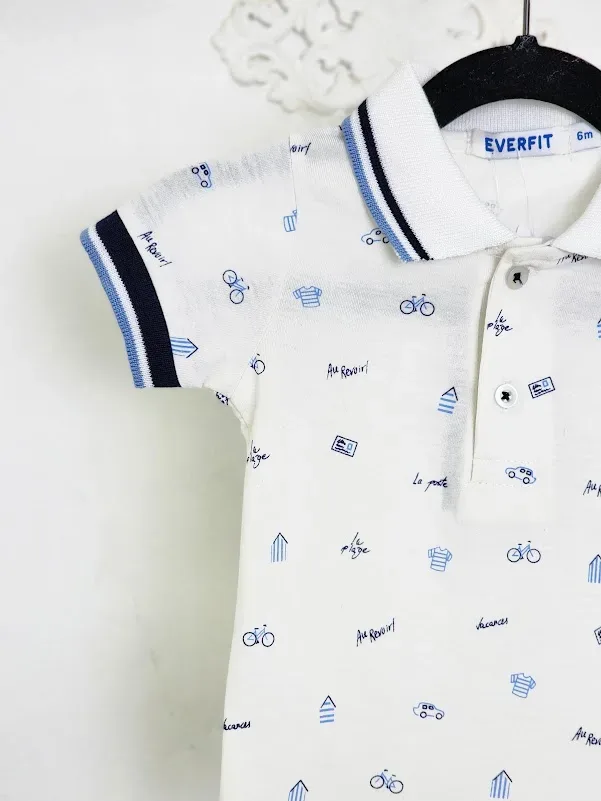 Camiseta Everfit para niño 15434H COLOR BLANCO