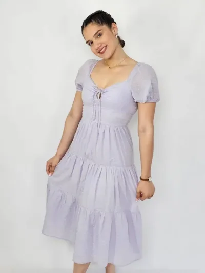 Vestido color lila para dama